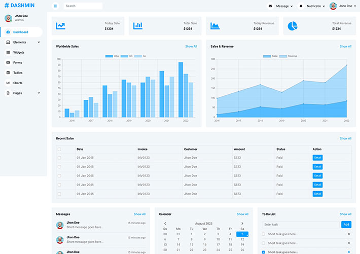 Bootstrap網站后臺管理網站網頁源碼模板