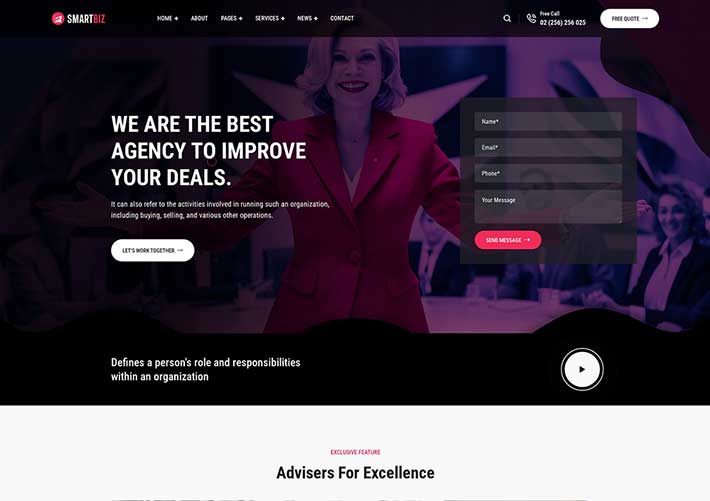 響應式商業咨詢數字代理企業網站前端網頁HTML源碼模板