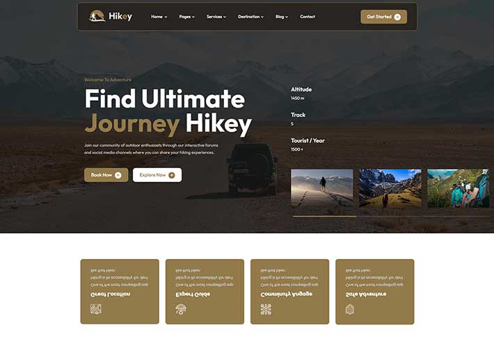 HTML靜態網頁模板與前端頁面模板下載指南